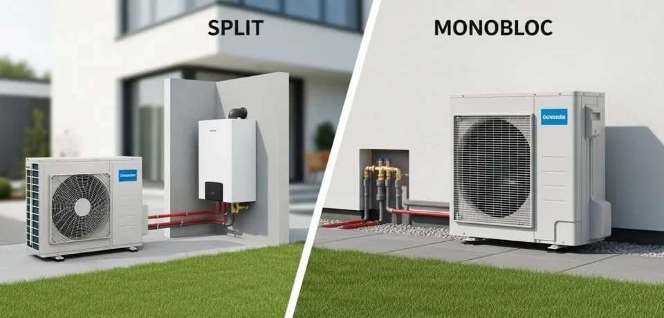 pompa ciepła Split czy Monobloc