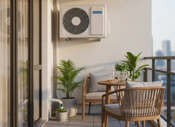 Klimatyzator na balkonie